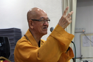 文建长老于7月14日主讲〈如何自净其意〉