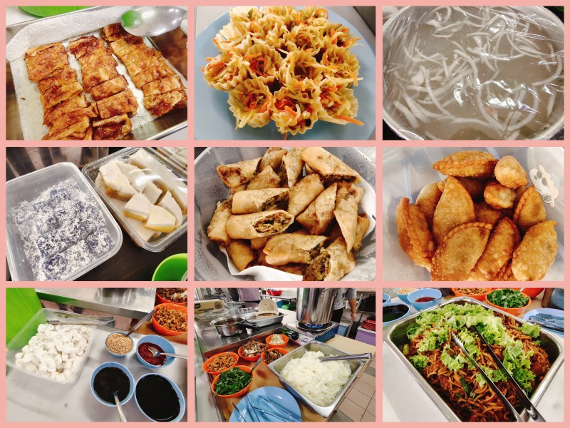 晚课圆满结束后,大家移步至食堂享用晚餐。