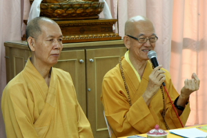 文建长老受邀为僧伽培训课程学员开示