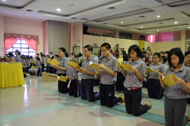 传授三皈五戒仪式