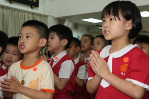 幼儿园小菩萨受持《福智十善法》