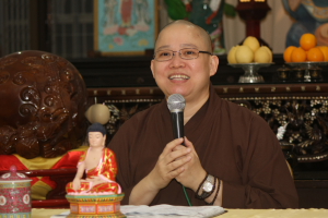 继尊法师于7月10日主讲〈真正发心〉