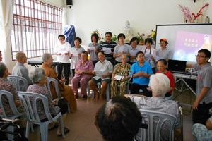 八打灵晚晴苑为老菩萨庆祝双亲节