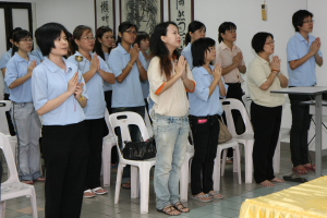 幼儿园老师受持《福智十善法》