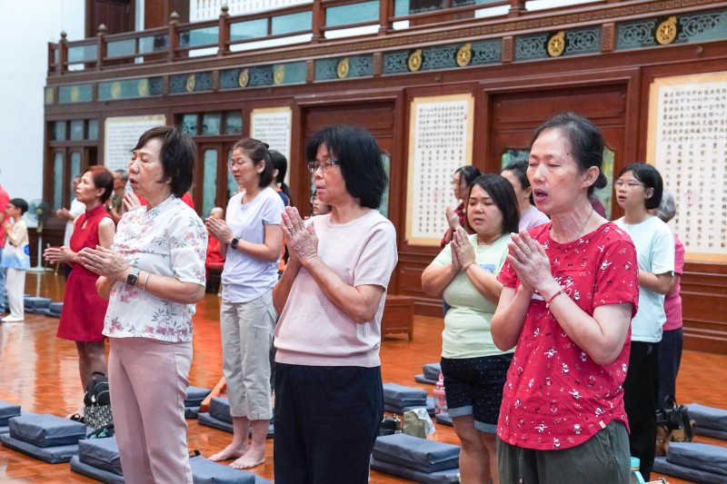 除旧迎新念佛会环节