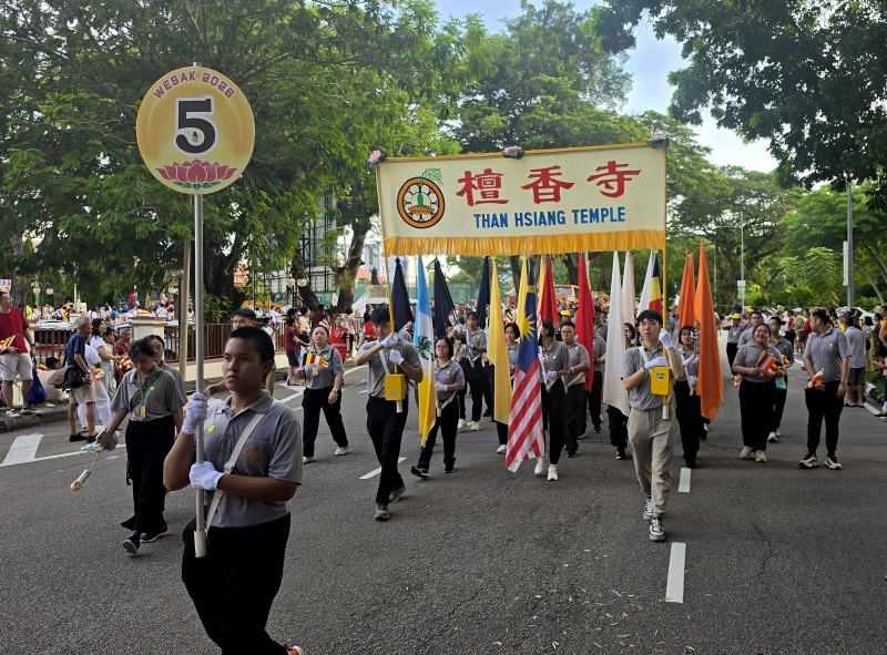 参加游行环节